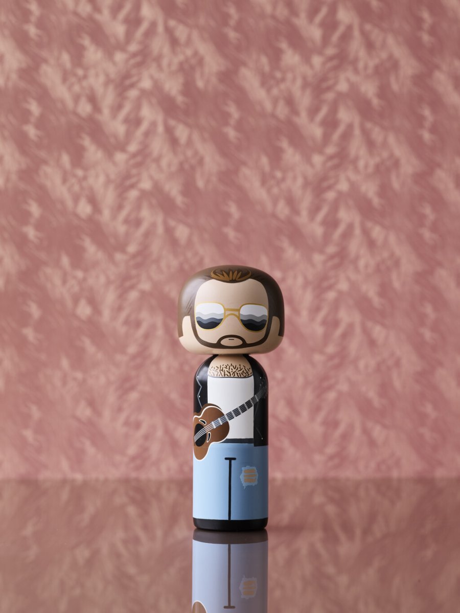 Lucie Kaas Kokeshi George H14.5 cm, Malet Tr