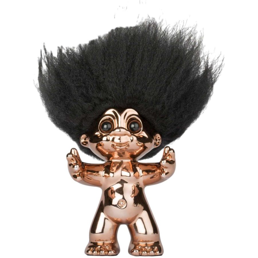 Lykketrold Good Luck Troll 9 cm, Bronze