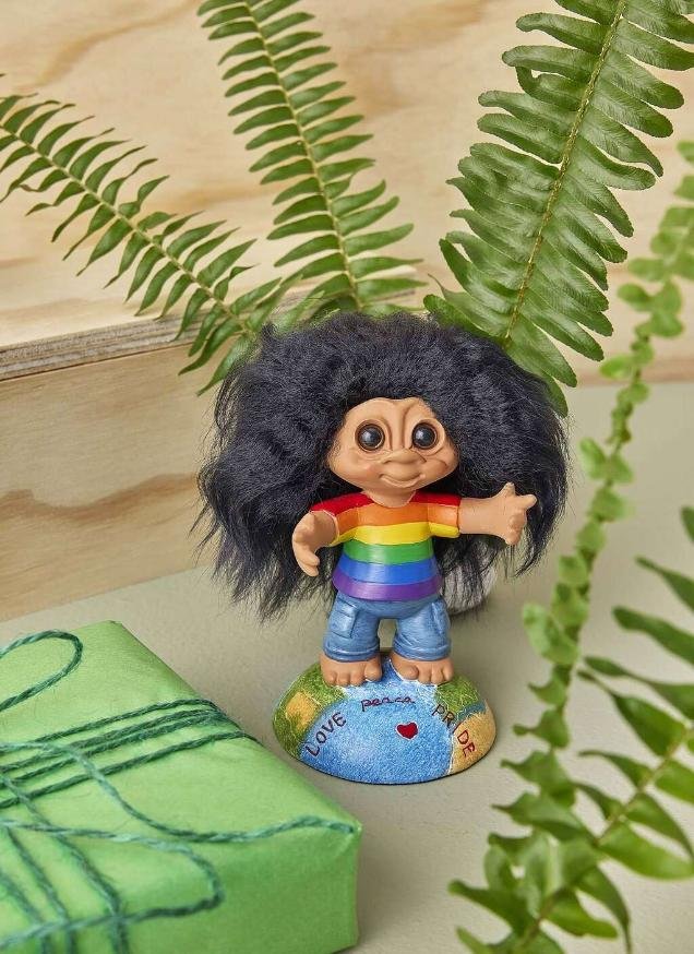 Lykketrold Good Luck Troll 9 cm, Pride