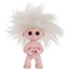 Lykketrold Good Luck Troll 9 cm, Rosa m. Herz