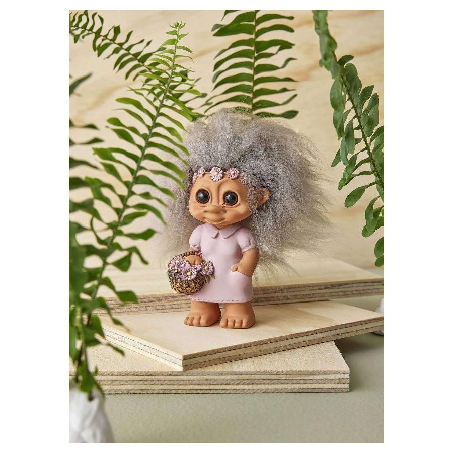 Lykketrold Good Luck Troll 9 cm, Blumenmdchen