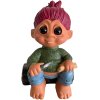 Lykketrold Die Familie Grandam Good Luck Troll H50 cm, Groer Bruder