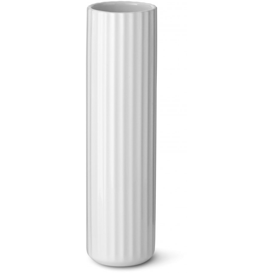 Lyngby Solitaire Vasen 18cm Hvid
