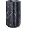 Lyngby Vasen 20cm Sort Marmor