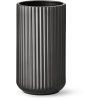 Lyngby Vasen 25cm Mat Sort