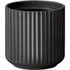Lyngby urtepotte 14cm, mat sort