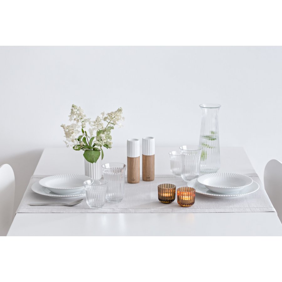 Lyngby Vandkaraffel 1 L. Klart Glas 2Pk.