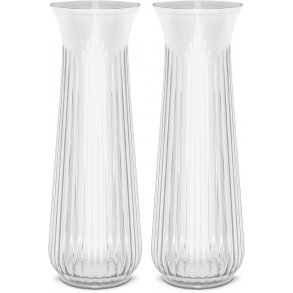Lyngby Vandkaraffel 1 L. Klart Glas 2Pk.