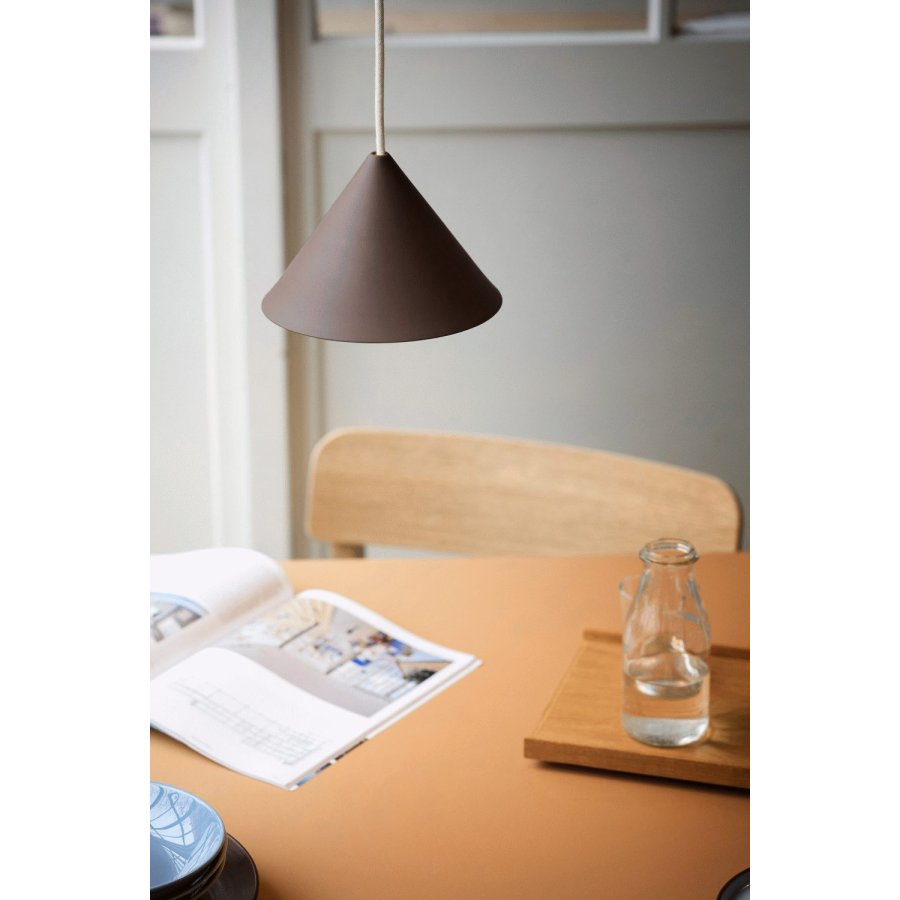MOEBE Cone Pendel �19 cm, Umber Brown