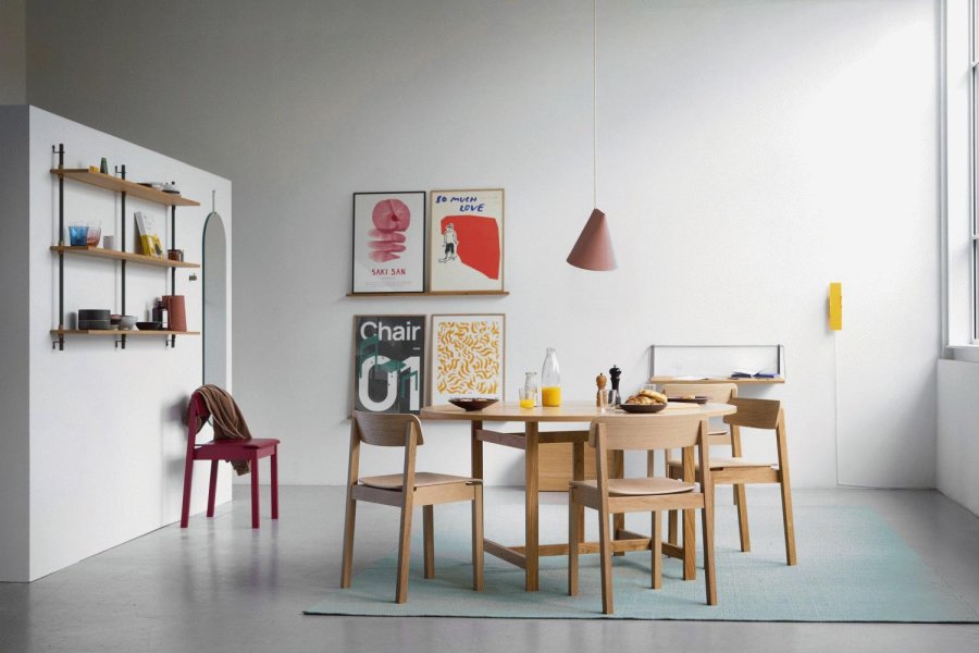 MOEBE Everyday Chair Stuhl H75 cm, Schwarz