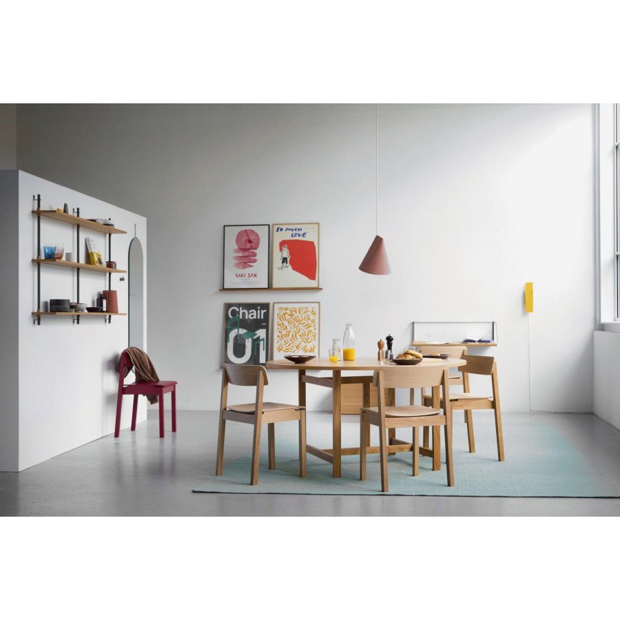 MOEBE Everyday Chair Stuhl H75 cm, Purple Red