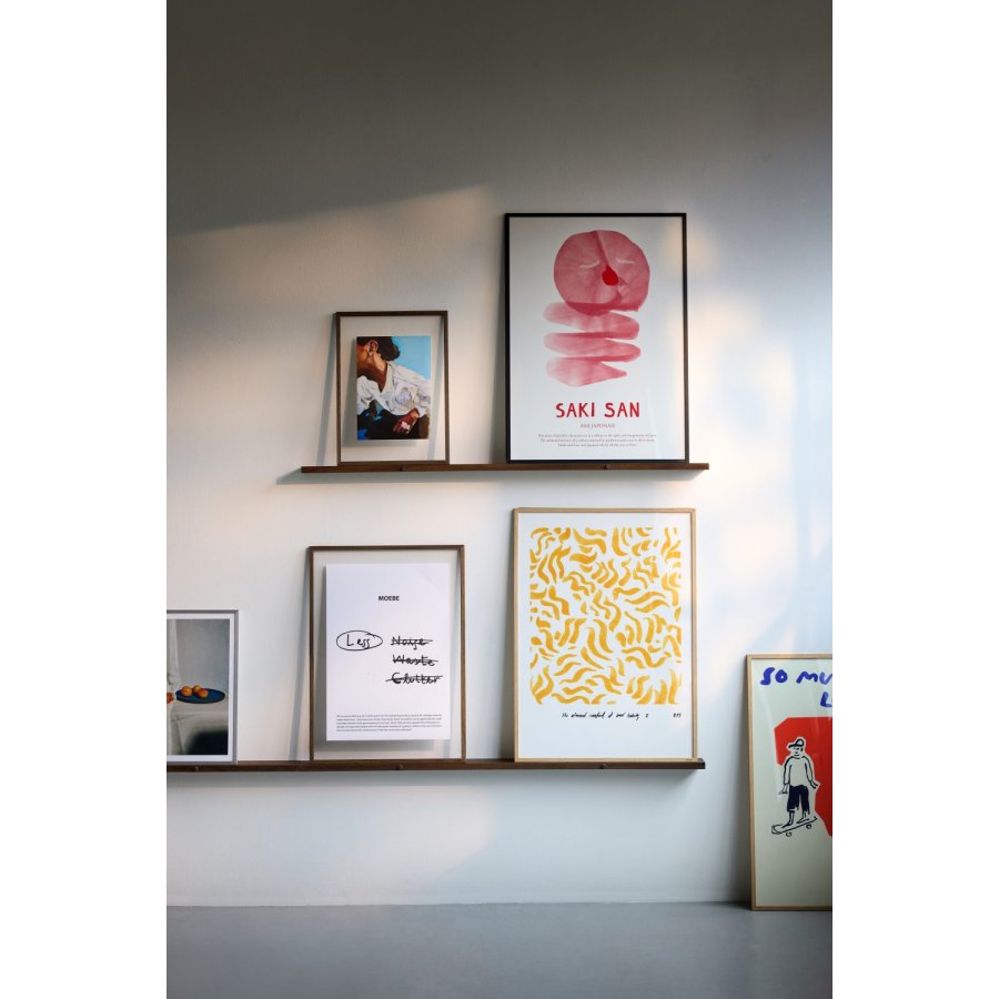 MOEBE Gallerihylde 70 cm, Rget Eg