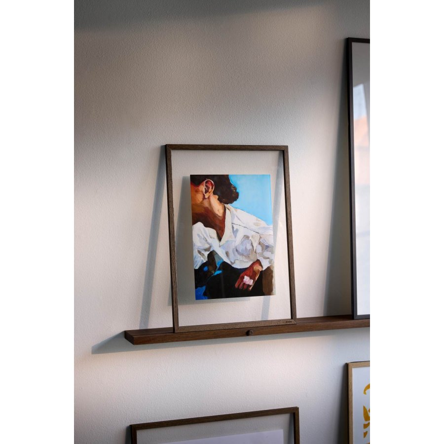 MOEBE Gallerihylde 70 cm, Rget Eg