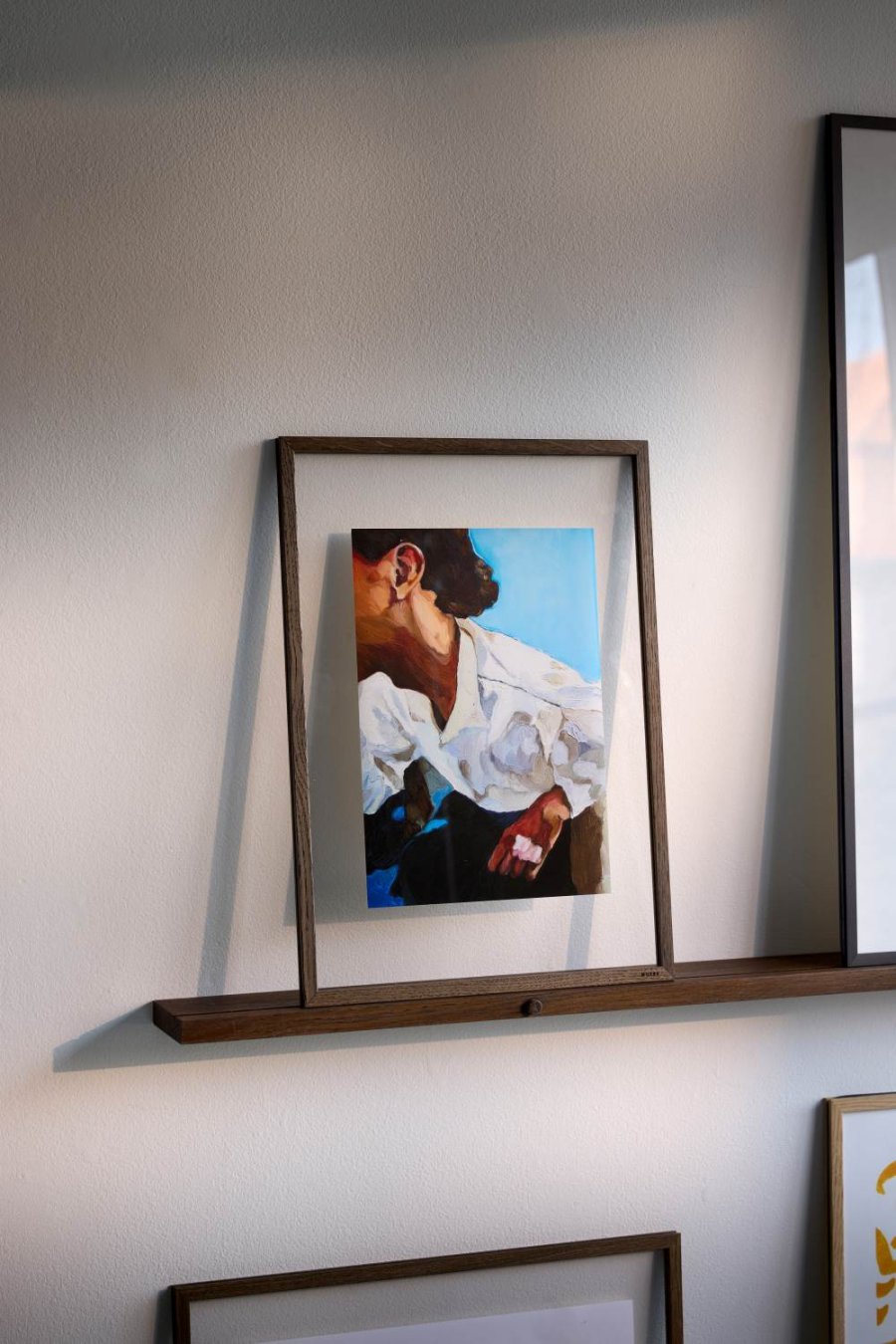 MOEBE Gallerihylde 70 cm, Rget Eg