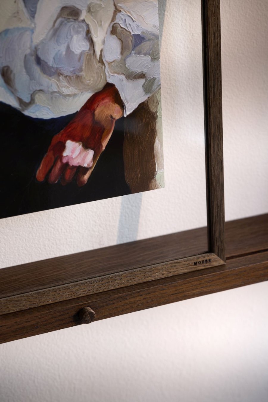 MOEBE Gallerihylde 70 cm, Rget Eg