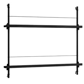 MOEBE Magasinreol 85x73 cm, Sort