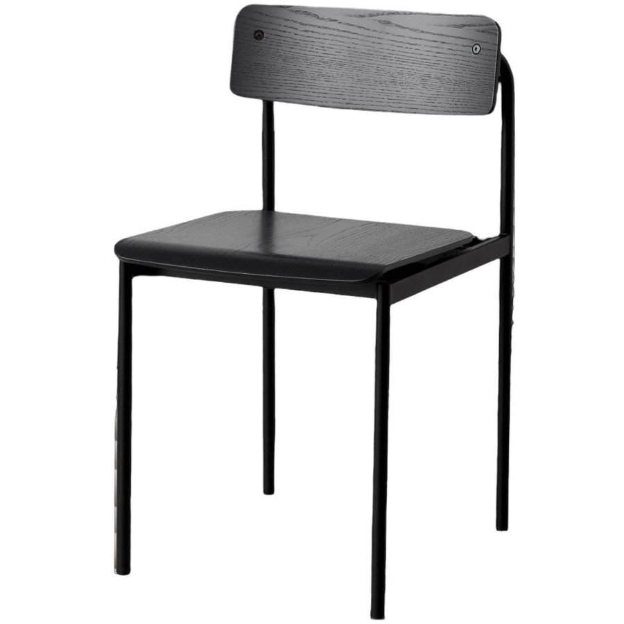 MOEBE Offset Stol H76,5 cm, Sort Ask
