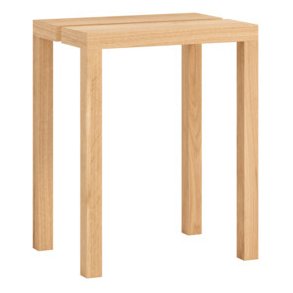 MOEBE Peg Hocker H44 cm, Eiche