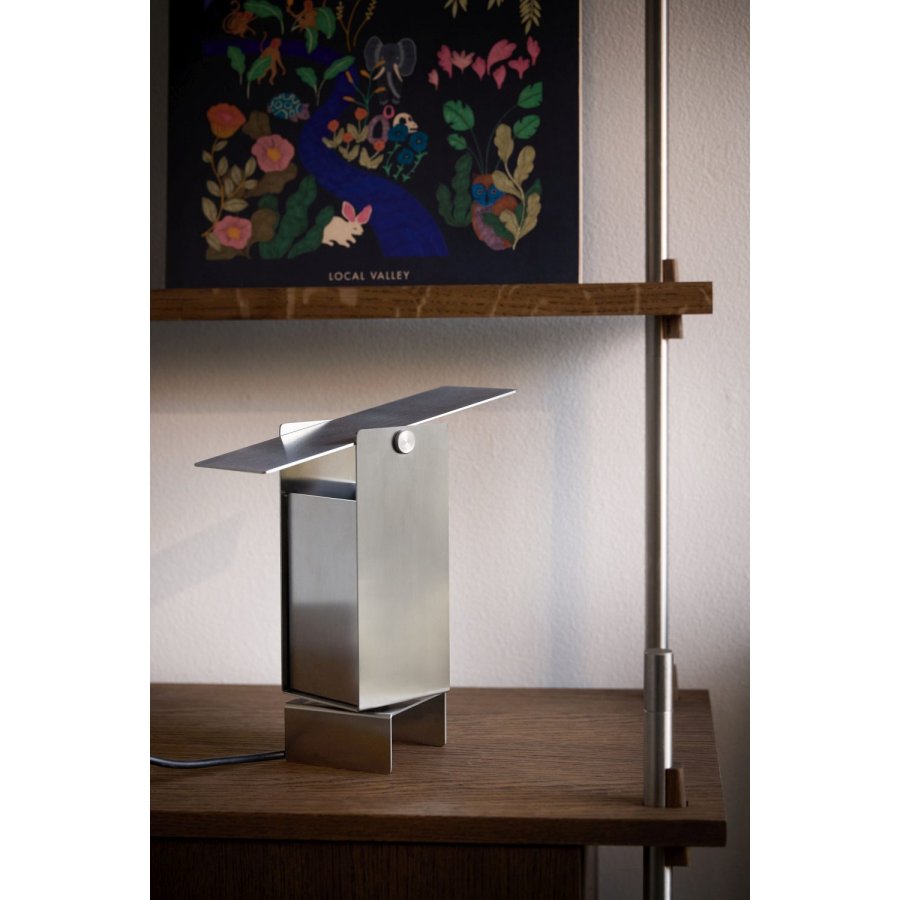 MOEBE Pivoting Bordlampe H22,5 cm, Rustfrit Stl