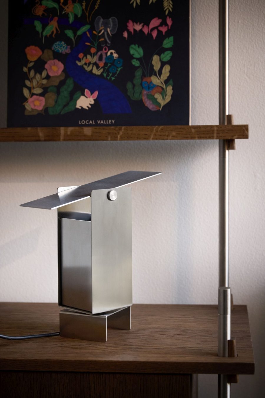 MOEBE Pivoting Bordlampe H22,5 cm, Rustfrit Stl