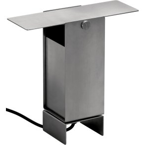 MOEBE Pivoting Tischlampe H22,5 cm, Edelstahl