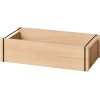 MOEBE Opbevaringsboks 60x31x16,5 cm, Eg/Sort