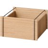 MOEBE Opbevaringsboks 30x31x16,5 cm, Eg/Rustfrit St�l