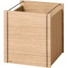 MOEBE Opbevaringsboks 30x31x33 cm, Eg/Rustfrit St�l