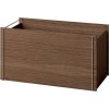 MOEBE Opbevaringsboks 60x33x31 cm, R�get Eg/Rustfrit St�l