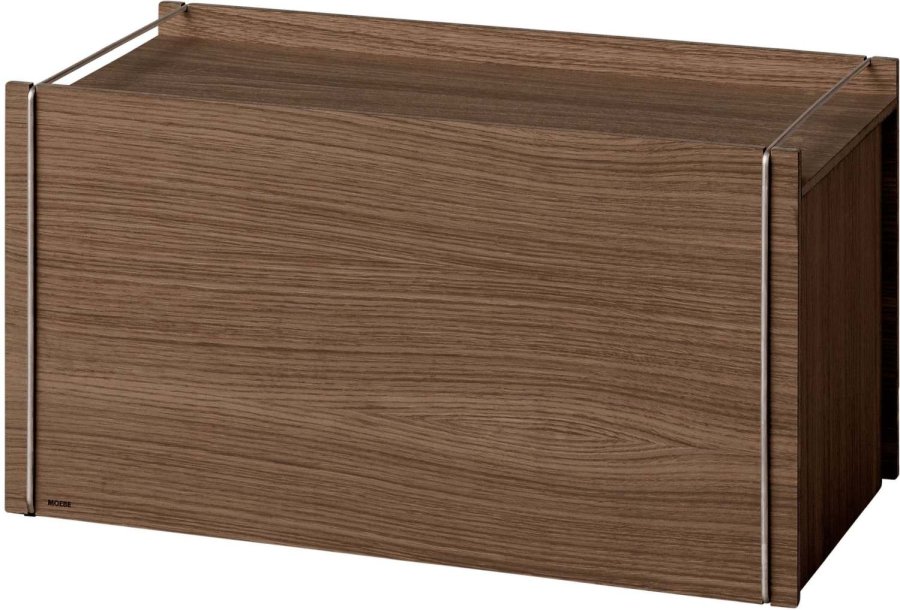 MOEBE Opbevaringsboks 60x33x31 cm, R�get Eg/Rustfrit St�l