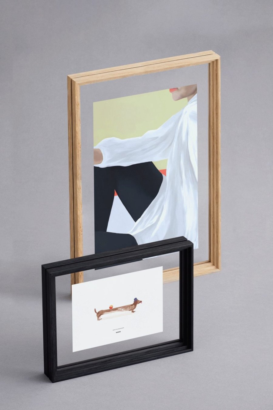 MOEBE Standing Frame Rahmen A4, Eiche