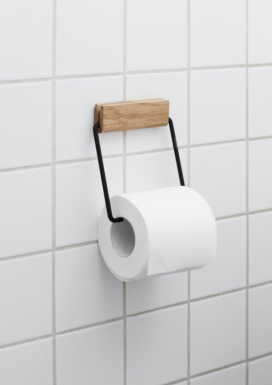 MOEBE Toilettenpapierhalter, Schwarz