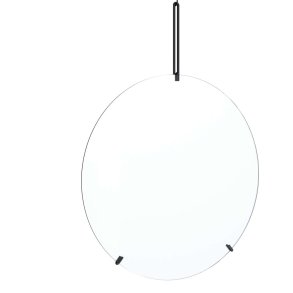 MOEBE Spiegel 70 cm, Schwarz