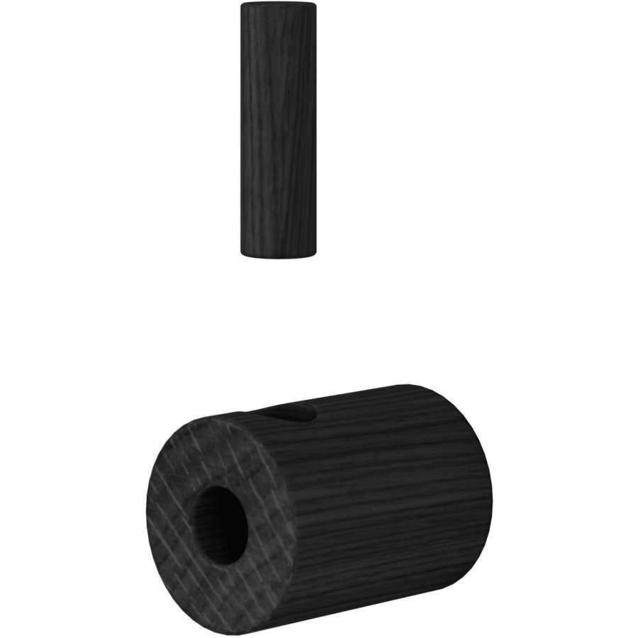 MOEBE Wandhaken 4,2 cm, Schwarz