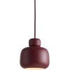 WOUD Stone Pendel 16 cm, Deep Red