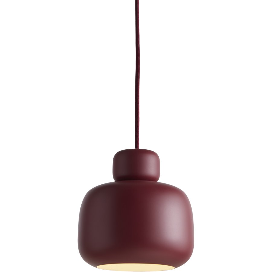 WOUD Stone Pendel 16 cm, Deep Red