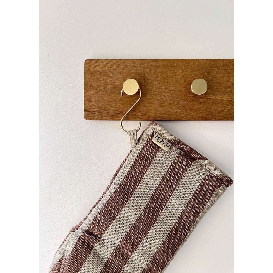 MOUD Home S-Haken H7,5 cm, Messing