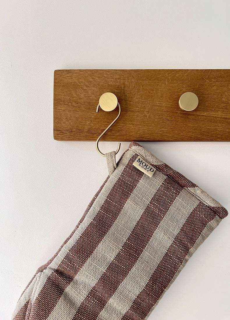 MOUD Home S-Haken H7,5 cm, Messing