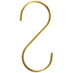 MOUD Home S-Haken H7,5 cm, Messing