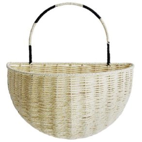 MOUD Home Hang Vægkurv H33 cm, Natur/Sort