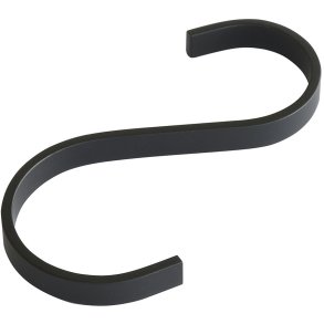 MOUD Home Curvy S-Krog 9,8 cm, Mat Sort