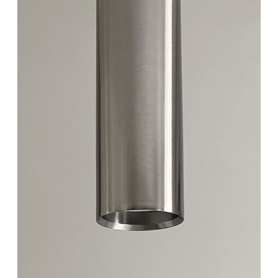 MOUD Home Kyst Pendelleuchte 28 cm, Gebürsteter Stahl