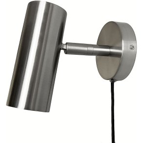 MOUD Home Kyst Wandleuchte 15 cm, Gebürsteter Stahl