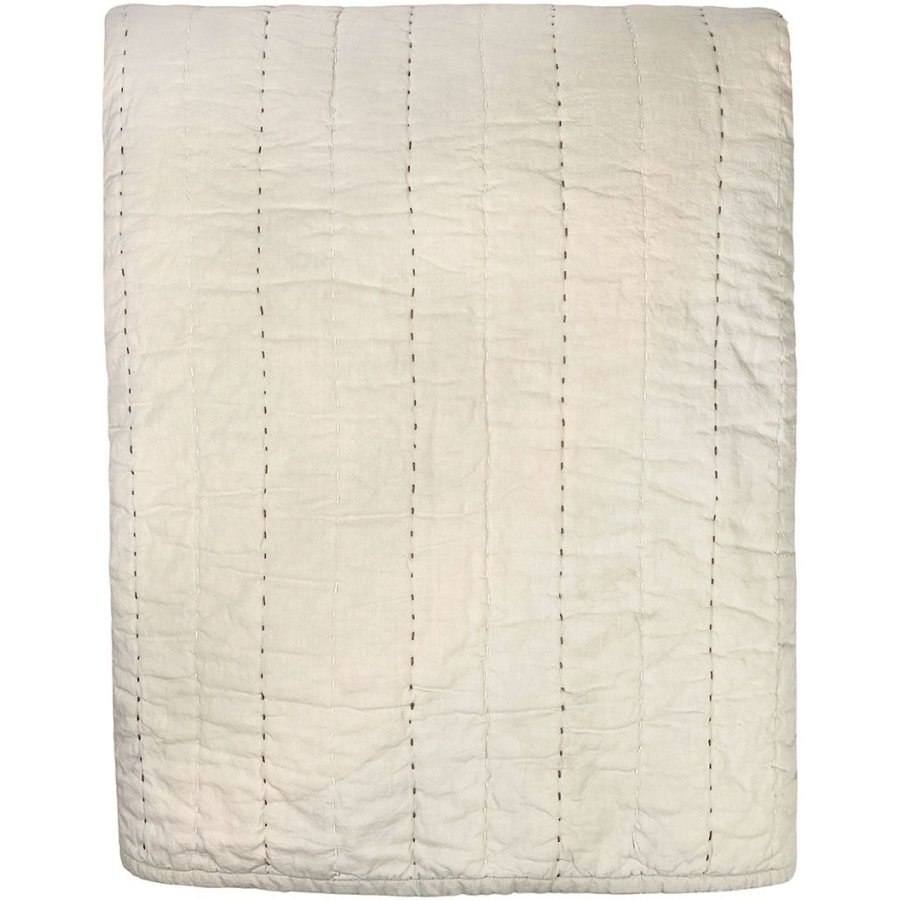 MOUD Home Senses Gestepptes Tagesdecke 260x260 cm, Beige