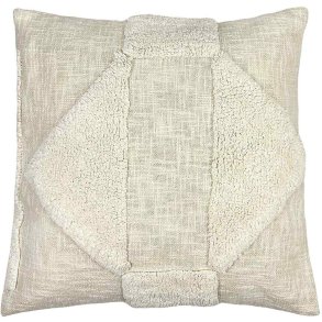 MOUD Home Kala Kissenbezug 50x50 cm, Beige