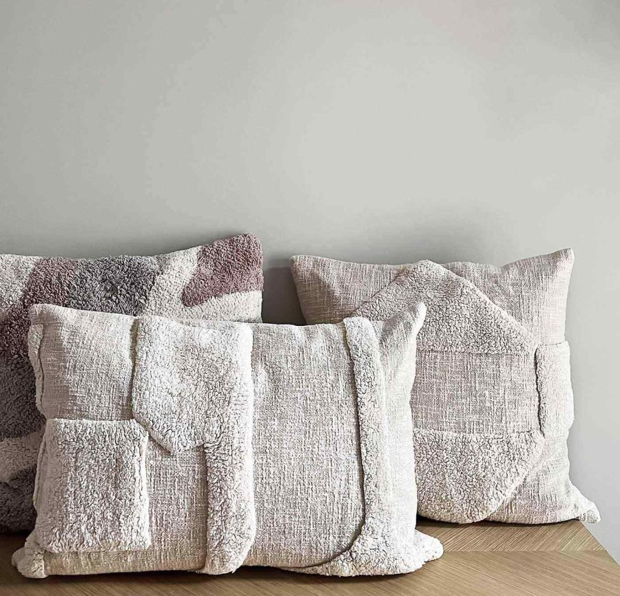 MOUD Home Kala Kissenbezug 40x60 cm, Beige