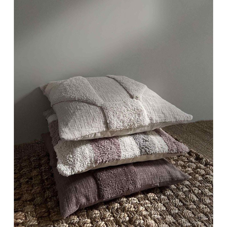 MOUD Home Kala Kissenbezug 50x50 cm, Braun