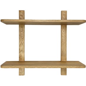 MOUD Home Nord Wandregale 60x53 cm, Eiche