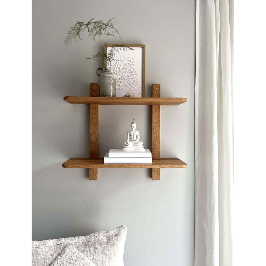 MOUD Home Nord Wandregale 60x53 cm, Eiche