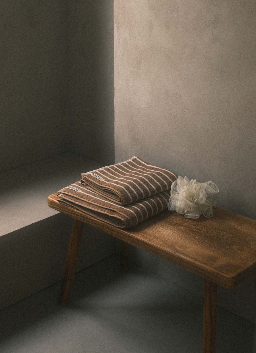 MOUD Home Lino H�ndkl�de 50x100 cm, Clay Brown